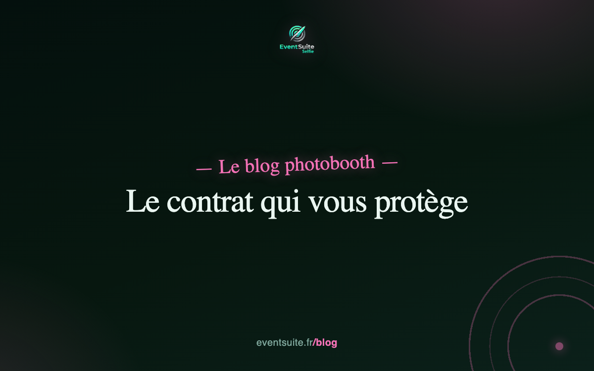 Contrat de location photobooth : les clauses clés