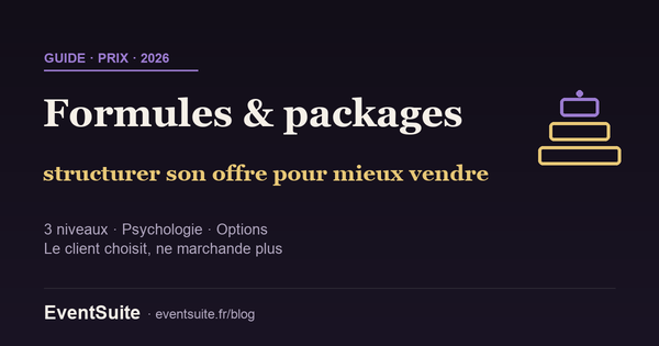 Formules et packages DJ : structurer son offre en trois niveaux