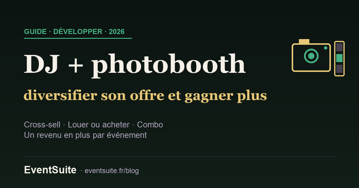Proposer un photobooth en complément de sa prestation DJ
